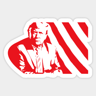 Donald Trump the president of the united states Sticker